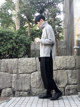 「M･A･R･S（マーズ）のアイテム」を使った、izさん（メンズ・177cm）の冬コーディネート