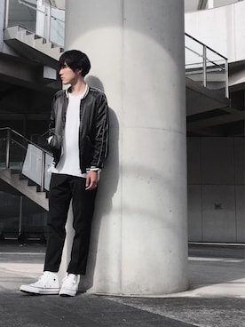 「CHRISTIAN DADA（クリスチャンダダ）のアイテム（ブルゾン）」を使った、izさん（メンズ・177cm）の春コーディネート