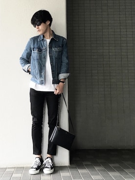 izさん（メンズ・177cm）の春コーディネート