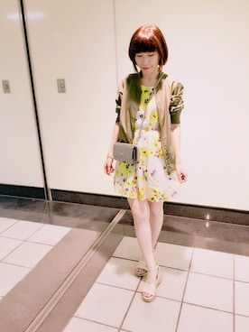 「cache cache（カシュ カシュ）のアイテム（財布/小物）」を使った、❣ⓚⓘⓚⓘ ❣さん（レディース・158cm）の秋コーディネート