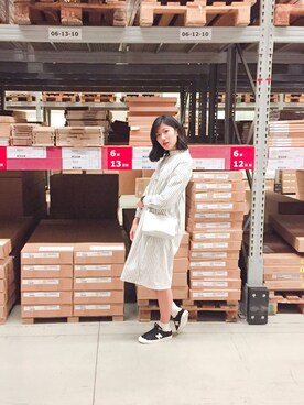 Wu Yi Yunさん（レディース・170cm）の春コーディネート