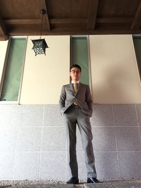 「MANO（ナノ）のアイテム」を使った、テトさん（メンズ・180cm）の秋コーディネート