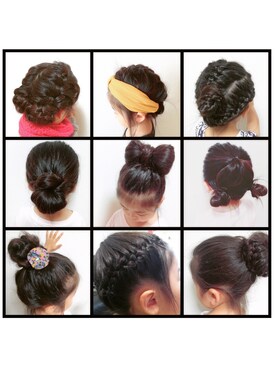 「チャイハネ（チャイハネ）のアイテム（ヘアアクセサリー）」を使った、Na☺︎☺︎☺︎さん（キッズ・110cm）の冬コーディネート