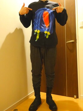 浪費やめたいさん（メンズ・178cm）の春コーディネート