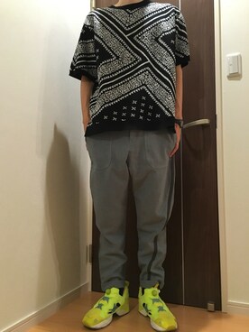 「Y's（ワイズ）のアイテム（アナログ腕時計）」を使った、浪費やめたいさん（メンズ・178cm）の春コーディネート