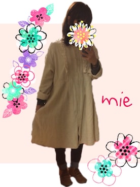 「FITH（フィス）のアイテム（ワンピース）」を使った、みぃ*さん（レディース・153cm）の秋コーディネート