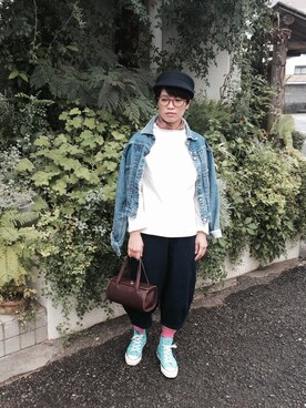 「15 jyogoのアイテム」を使った、yum Iさん（レディース・159cm）の秋コーディネート