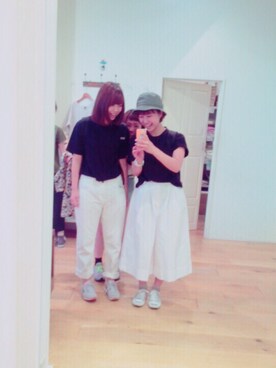 「nico（ニコ）のアイテム（パンツ）」を使った、natsunoさん（レディース・162cm）の夏コーディネート