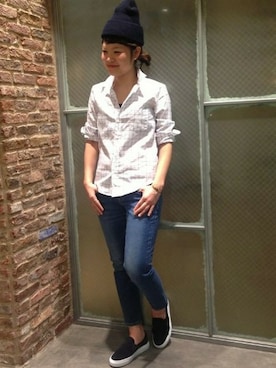 「LEE」｜Iさん（レディース・161cm）の冬コーディネート