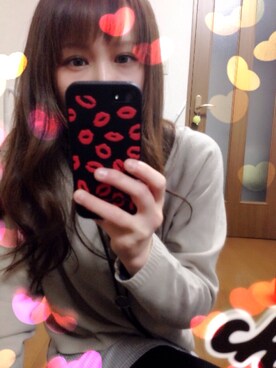 「美容室」｜「アイテム（その他アウター）」を使った、E-Nさん（レディース・155cm）の秋コーディネート