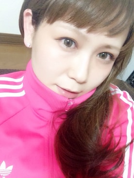 「ハデ色」｜「アイテム（ジャージ）」を使った、E-Nさん（レディース・155cm）の秋コーディネート