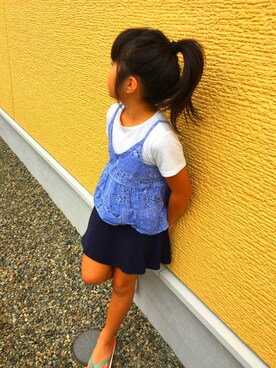 mameko☺︎さん（キッズ・125cm）の秋コーディネート