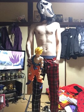 「フィギュア」｜下痢便太郎時貞さん（メンズ・175cm）の冬コーディネート