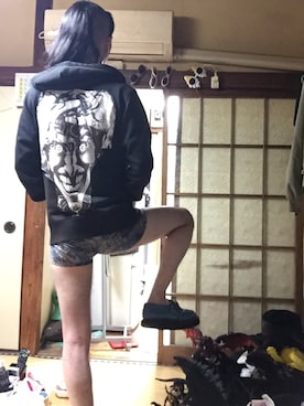 「ROBOTのアイテム」を使った、下痢便太郎時貞さん（メンズ・175cm）の春コーディネート