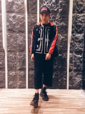 「GIVENCHY」｜「アイテム（スタジャン）」を使った、Dylanさん（メンズ・163cm）の春コーディネート