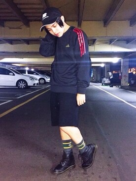 「New Balance」｜「アイテム（ブーツ）」を使った、Dylanさん（メンズ・163cm）の秋コーディネート