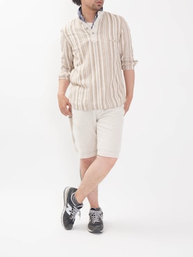 「バンダナ」｜「アイテム（アンサンブル）」を使った、ひろさん（メンズ・171cm）の春コーディネート
