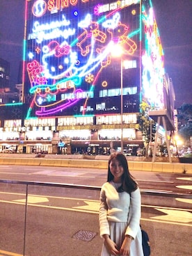 「Marc by Marc Jacobs（マークバイマークジェイコブス）のアイテム（メッセンジャーバッグ）」を使った、WingcNgさん（レディース・159cm）の秋コーディネート