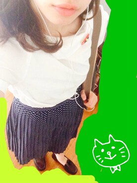 「chambre de charme（シャンブルドゥシャーム）のアイテム（アクセサリー）」を使った、Meguさん（レディース・153cm）の夏コーディネート
