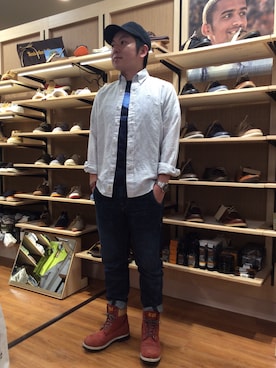 「テーパードデニム」｜Yocchanさん（メンズ・168cm）の夏コーディネート