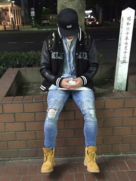 「ELEMENT（エレメント）のアイテム（ジャケット/アウター）」を使った、ko su keさん（メンズ・175cm）の秋コーディネート