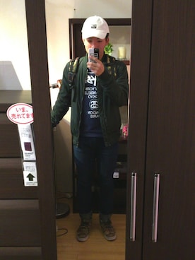 「アイテム（ブルゾン）」を使った、ko su keさん（メンズ・175cm・10代）の冬コーディネート