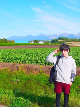 「富良野」｜ゆーまさん（メンズ・170cm）の夏コーディネート