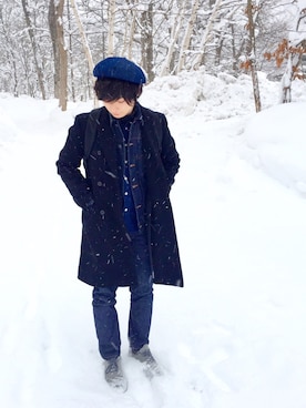 「アイテム（その他アウター）」を使った、ゆーまさん（メンズ・170cm・20代）の冬コーディネート