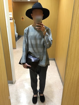 「AILE（エール）のアイテム」を使った、KIYOさん（メンズ・172cm）の冬コーディネート