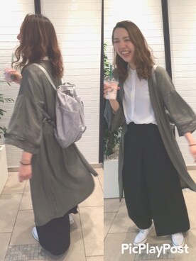 ちさととさほさん(レディース・166cm)の春コーディネート