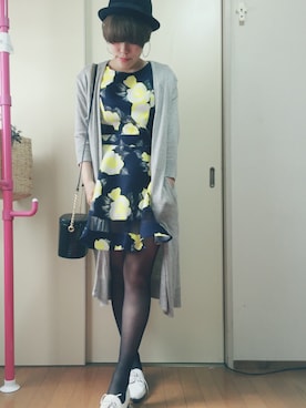 原田佳奈さん(レディース・160cm)の春コーディネート