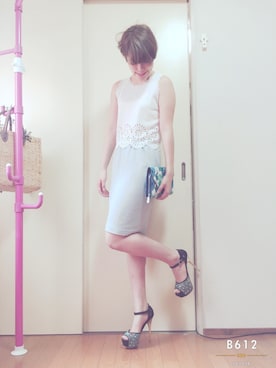 「フィリピン」｜原田佳奈さん（レディース・160cm）の春コーディネート