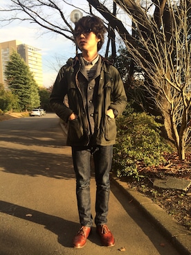 「Journal Standard TRISECT（トライセクト）のアイテム（ブルゾン）」を使った、fzyさん（メンズ・168cm）の秋コーディネート