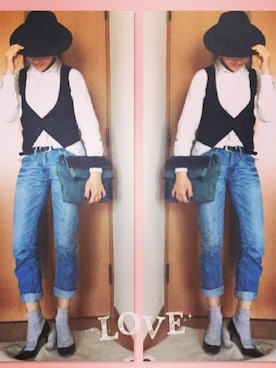 「ZARA（ザラ）のアイテム（その他アウター）」を使った、Asami Shigetaさん（レディース・158cm）の秋コーディネート