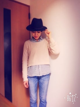 「asos（エイソス）のアイテム」を使った、Asami Shigetaさん（レディース・158cm）の冬コーディネート