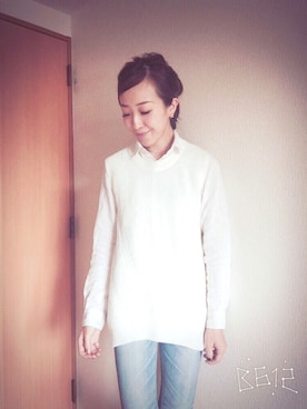 「coca（ANDEX shoes product）（コカ）のアイテム」を使った、Asami Shigetaさん（レディース・158cm）の夏コーディネート