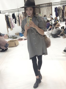 「asos（エイソス）のアイテム」を使った、Asami Shigetaさん（レディース・158cm）の秋コーディネート