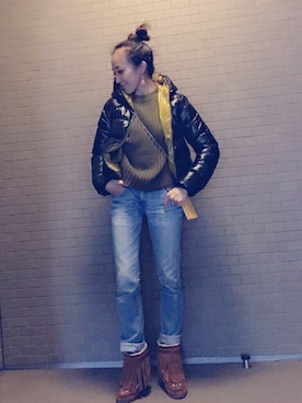 「fifth（フィフス）のアイテム」を使った、Asami Shigetaさん（レディース・158cm）の冬コーディネート