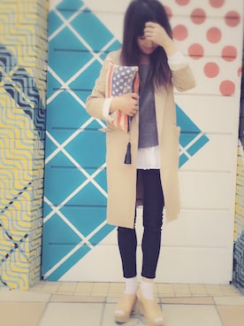 「SILAS（サイラス）のアイテム（ジャケット/アウター）」を使った、Asami Shigetaさん（レディース・158cm）の冬コーディネート