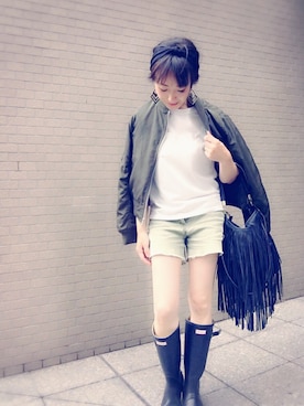 「fifth（フィフス）のアイテム」を使った、Asami Shigetaさん（レディース・158cm）の春コーディネート