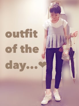 Asami Shigetaさん（レディース・158cm）の夏コーディネート