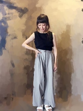 「fifth（フィフス）のアイテム」を使った、Asami Shigetaさん（レディース・158cm）の夏コーディネート
