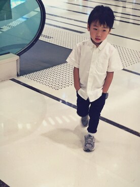 「子供服」｜Seanさん（キッズ・100cm）の春コーディネート