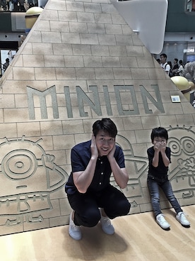 「EDIFICE（エディフィス）のアイテム」を使った、Seanさん（キッズ・100cm）の夏コーディネート