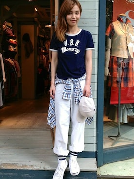 kaoriさん（レディース・166cm）の夏コーディネート