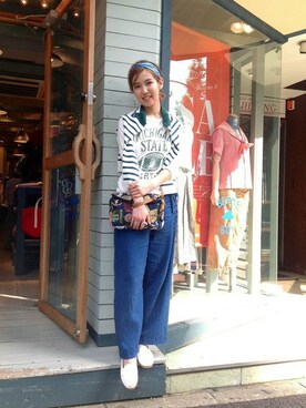 kaoriさん（レディース・166cm）の夏コーディネート