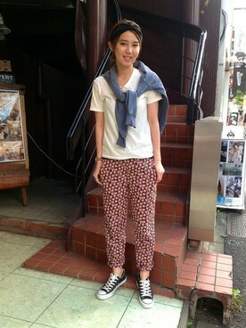 kaoriさん（レディース・166cm）の夏コーディネート