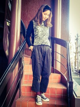 kaoriさん（レディース・166cm）の冬コーディネート