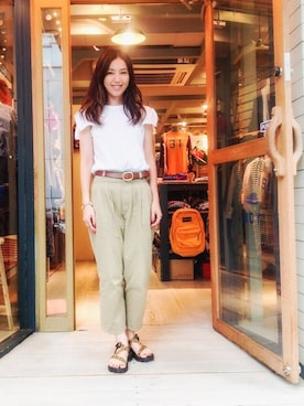 kaoriさん（レディース・166cm）の夏コーディネート