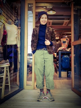 「BEAMS BOY（ビームスボーイ）のアイテム（テーラードジャケット）」を使った、kaoriさん（レディース・166cm）の秋コーディネート